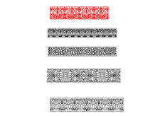 線切割2D-桌底圍花,線切割圖紙免費下（xià）載