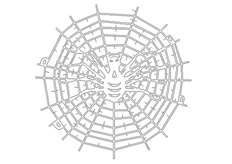 線切割2D-蜘蛛網,線切割圖紙免（miǎn）費下（xià）載