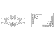 線切割2D-花邊,線切割圖紙免費下載