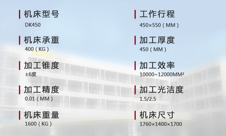 DK450技術參（cān）數